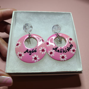 "I love you" earrings