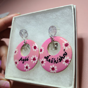 "I love you" earrings
