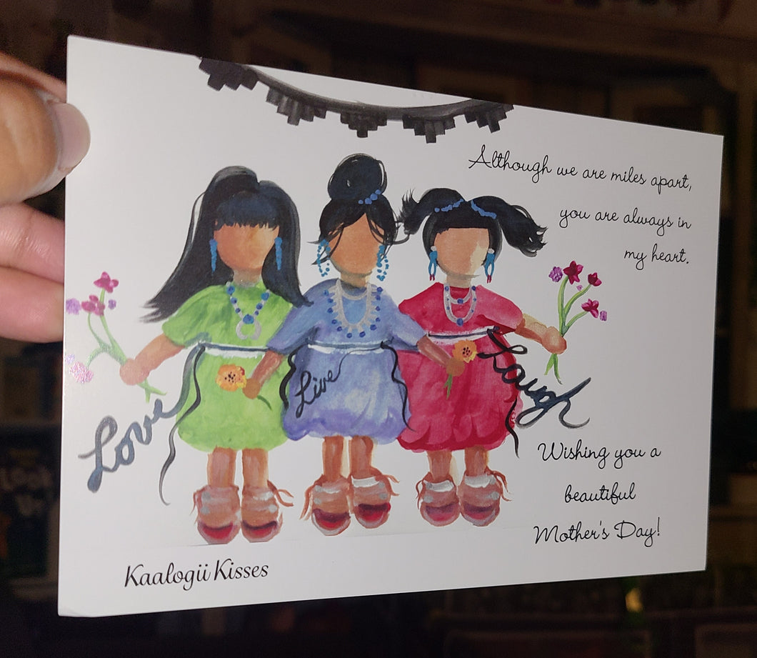 Mother's day: miles apart card