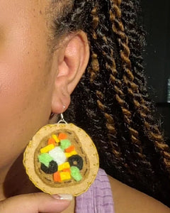 Heartfelt frybread earrings