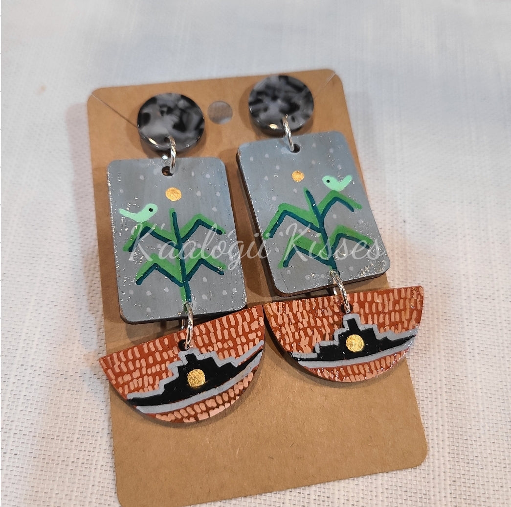 Tree of life earrings 🐦