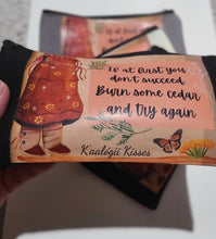 Load image into Gallery viewer, Burn some cedar pouch (black)