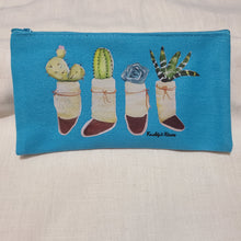 Load image into Gallery viewer, Grey Cacti in mocs pouch