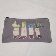 Load image into Gallery viewer, Grey Cacti in mocs pouch
