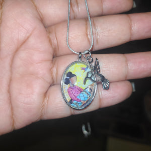 Mom and baby necklace