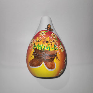Moccasin vase