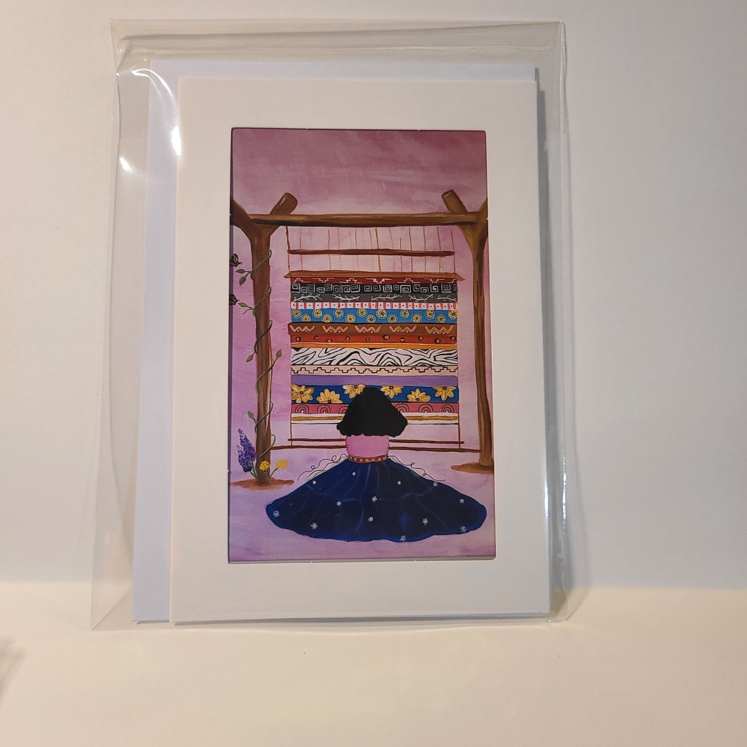 Blooming loom Card