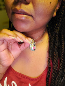 Mom and baby necklace