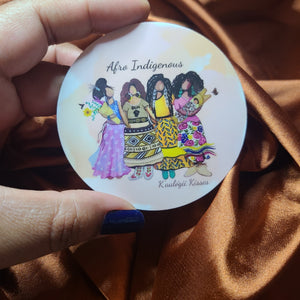Afro Indigenous sticker
