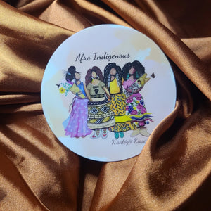 Afro Indigenous sticker